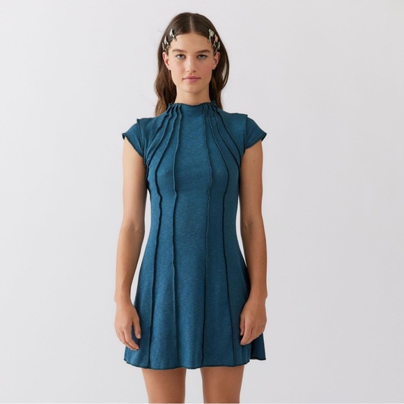 NWT UO Rishe Seamed Mini Dress • XS - Picture 2 of 8